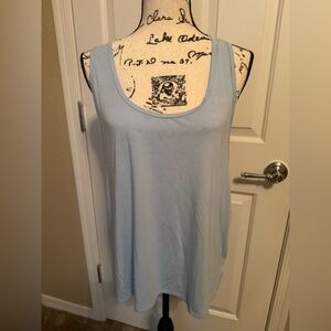 Athleta Women’s With Ease Sport Racerback Blue Tank Top Size Large - EUC